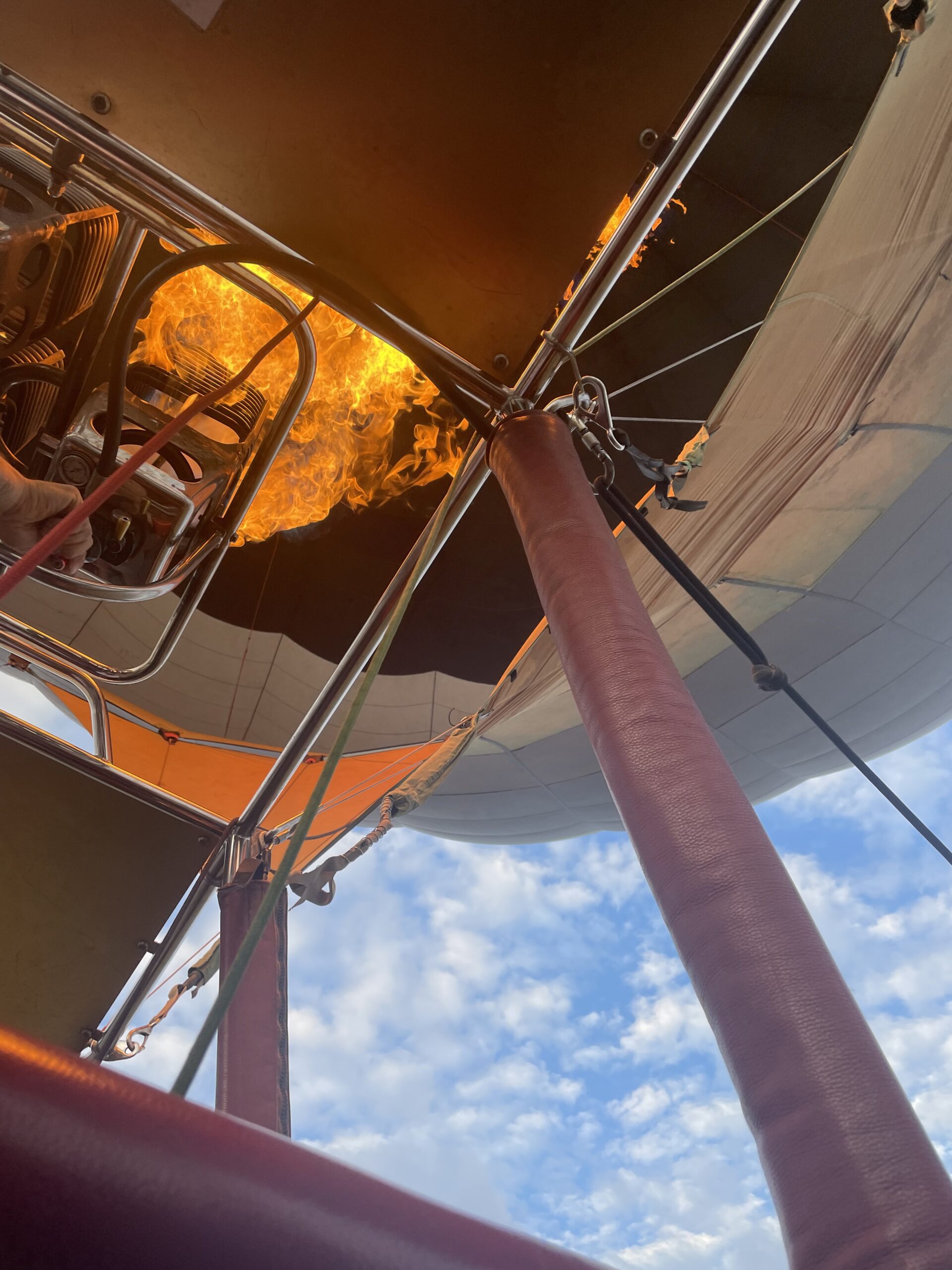 Flying over Masai Mara in a Hot Air Balloon